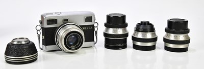 Lot 1421 - WERRA; a Werra VXM 35mm film camera, together...