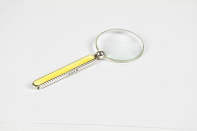 Lot 1094 - A George V hallmarked silver and enamel...