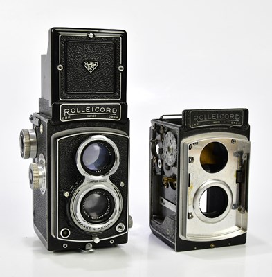 Lot 1402 - ROLLEICORD; a Rolleicord III camera, serial...