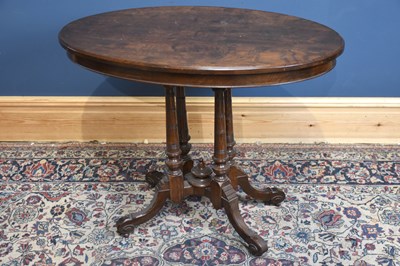 Lot 79 - A Victorian oak loo table, length 80cm, height...