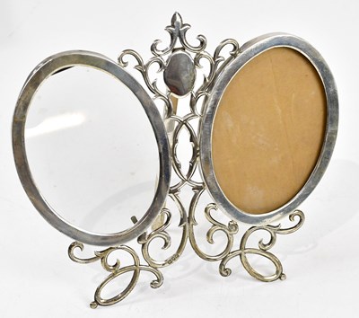 Lot 2143 - A Victorian hallmarked silver easel back...