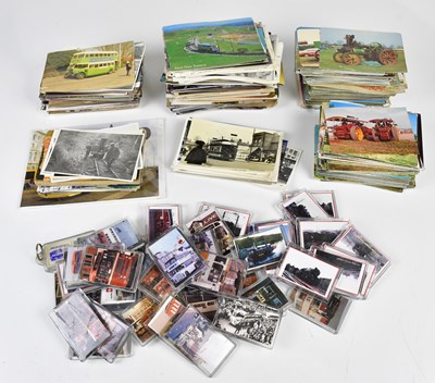 Lot 465 - TRANSPORT INTEREST; a collection of postcards,...