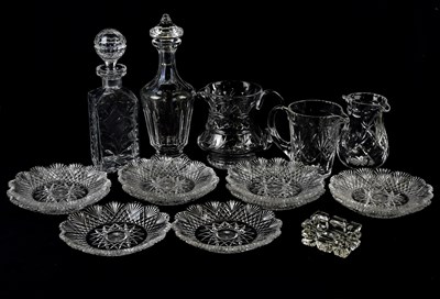 Lot 1379 - A collection of assorted cut and moulded...