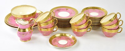 Lot 1319 - MINTON; an early 20th century part tea service...