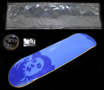 Lot 1185 - BANKSY (born 1974); Clown Skateboard, 'Clown...