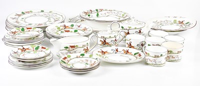 Lot 1332 - COALPORT; a part tea and dinner service in the...