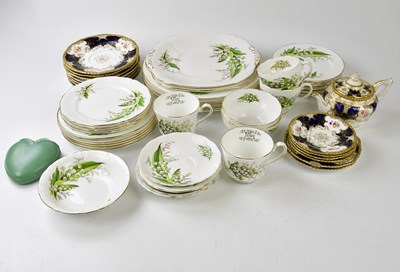 Lot 1324 - COALPORT; a part tea and dinner service in the...