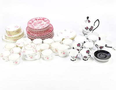 Lot 1325 - ROYAL ALBERT; a part tea service with floral...