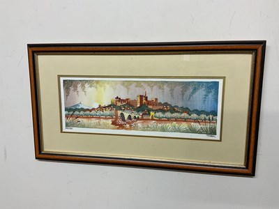 Lot 161 - UNATTRIBUTED; watercolour 'Avignon' France,...