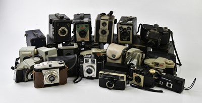 Lot 1426 - An extensive collection of cameras, to include...