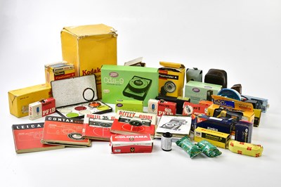Lot 1428 - A collection of film photography accessories,...