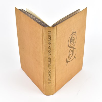 Lot 410 - JALOVEC, K; ITALIAN VIOLIN MAKERS, 1952.