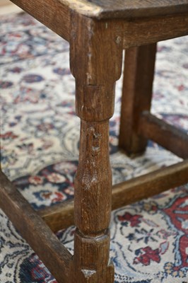 Lot 13 - DEREK 'LIZARDMAN' SLATER; three oak chairs...