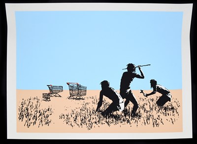 Lot 1189 - WEST COUNTRY PRINCE (BANSKY REPLICA); screen...