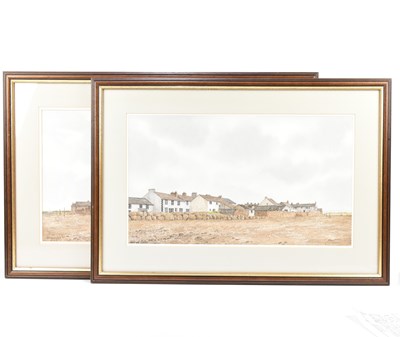 Lot 1545 - ALAN BROOKS; pair of watercolours, coastal...
