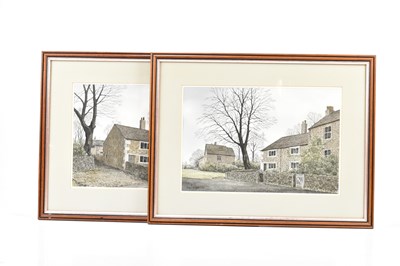 Lot 1547 - ALAN BROOKS; pair of watercolours, cottage...