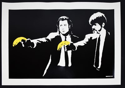 Lot 1190 - WEST COUNTRY PRINCE (BANKSY REPLICA); screen...