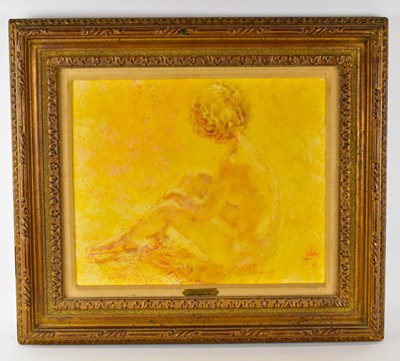 Lot 202 - LOUIS FABIEN (born 1924); 20th century oil on...