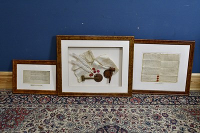 Lot 452 - An 18th century article of purchase, an 18th...