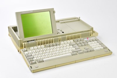 Lot 1417 - AMSTRAD; a portable PPC512 computer in...