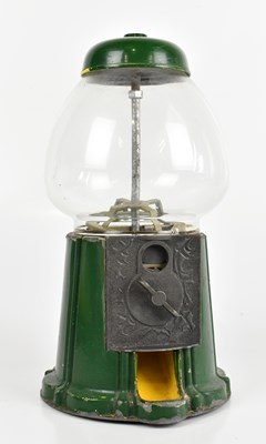 Lot 4 - A vintage American gum ball dispenser, height...