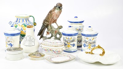 Lot 1287 - An assortment of ceramics including...