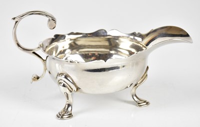 Lot 1059 - WILLIAM JUSTUS; a George II hallmarked silver...