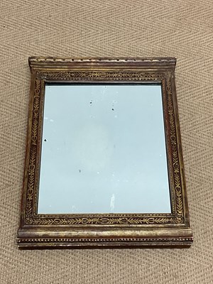 Lot 526 - A 19th century gilded gesso rectangular wall...