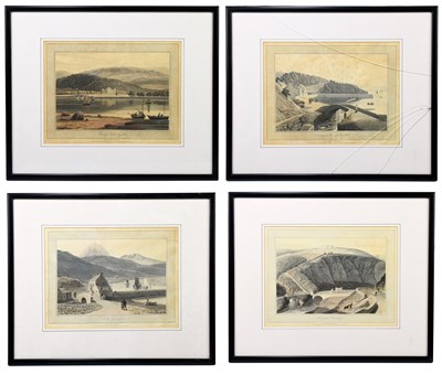 Lot 921 - WILLIAM DANIEL; four 19th century hand...