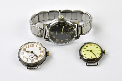 Lot 1211 - HELVETICA; a German military stainless steel...