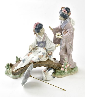 Lot 1241 - LLADRÓ; a figure, 'Springtime in Japan',...