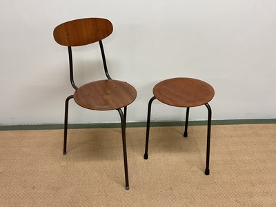Lot 509 - A mid 20th century Ant chair and matching...