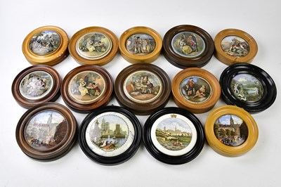 Lot 1269 - F R PRATT; a collection of fourteen Prattware...
