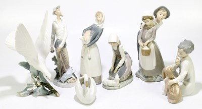 Lot 620 - LLADRO; four boxed figures to include Don...