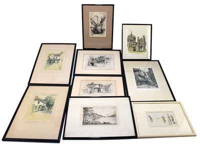 Lot 920 - AFTER F. ROBSON; two pencil signed prints,...