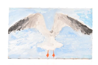 Lot 1576 - JACOB SUTTON; oil on canvas, "A Fish!", signed...