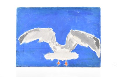 Lot 1580 - JACOB SUTTON, oil on canvas, "Here I come!",...