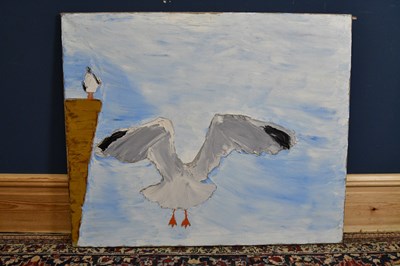 Lot 1563 - JACOB SUTTON; oil on canvas, "Sorry I Saw it...