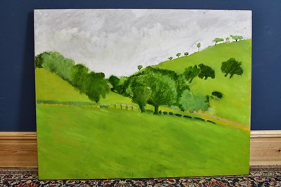 Lot 1564 - JACOB SUTTON; oil on canvas, "Oh Wales",...
