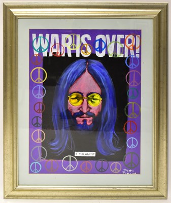 Lot 521 - PIETRO PSAIER (1936-2004); mixed media, 'War...