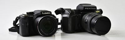 Lot 1445 - PANASONIC; a Panasonic FZ48 Lumix digital...