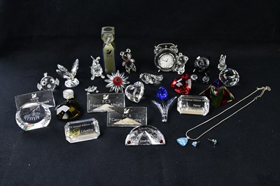 Lot 1368 - SWAROVSKI; a large collection of models,...