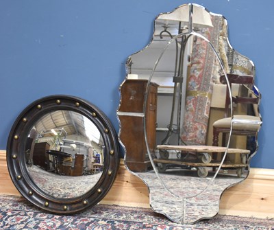 Lot 127 - An early 20th century porthole type convex...