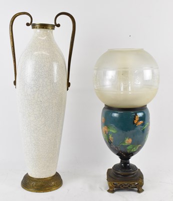 Lot 171 - An early 20th century porcelain hand painted...