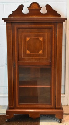 Lot 54 - An Edwardian mahogany and satinwood inlaid...