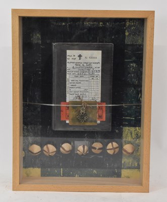 Lot 333 - A montage comprising an Ethiopian book...