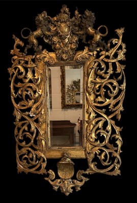 Lot 3 - A 19th century elaborately gilt framed wall...