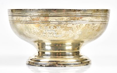 Lot 2479 - DOCKER & BURN; a George V hallmarked silver...