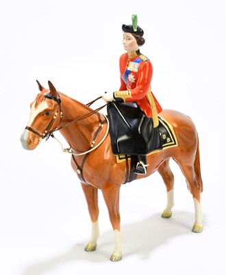 Lot 569 - BESWICK; a model of HM Queen Elizabeth II...