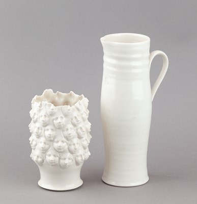 Lot 40 - ANJA LUBACH; a porcelain fragmented face...